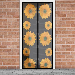 DELIGHT magnetic Insect net for door sunflower 100x210cm (11398A)