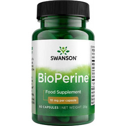 Swanson Bioperine 10mg 60 Κάψουλες