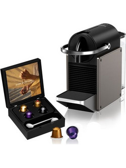 Nespresso Hotel Combo Pixie Καφετιέρα Espresso για Kάψουλες Nespresso 19bar Titan