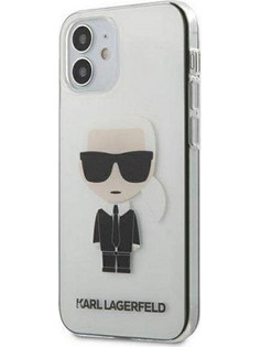 Karl Lagerfeld Ikonik Back Cover Transparent (iPhone 12 mini)