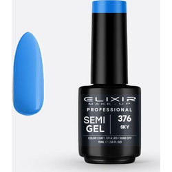 Elixir Semigel 376 Ημιμόνιμο Βερνίκι Νυχιών 15ml