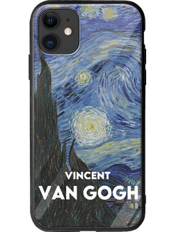 Θήκη Vincent Van Gogh iPhone 11 Groove TPU (Tempered Glass και TPU)