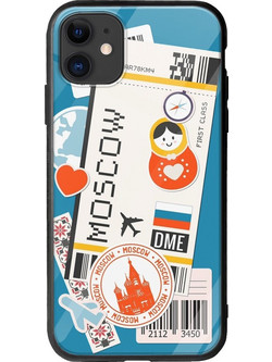 Θήκη Ticket To Moscow iPhone 11 Groove TPU (Tempered Glass και TPU)