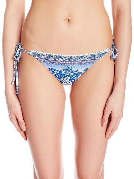 Desigual Bikini Slip Floral Μπλε 74M2WE3-5000