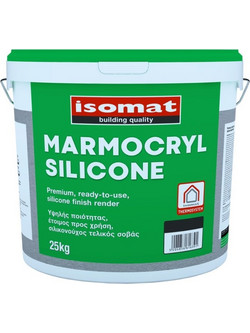 MARMOCRYL SILICONE FINE ΠΑΣΤΑ 1.5mm ΛΕΥΚΟ ISOMAT 25kg (2b)