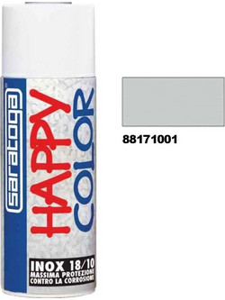 Saratoga Happy Inox 18/10 Σπρέι Βαφής Gloss 400ml