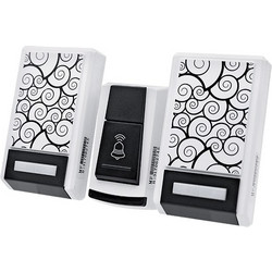 WIRELESS DOORBELL 5015 AC 36 MELODIES 2PLUGIN/1BUTTON - 5015