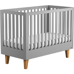 PoliHome Lounge ΙΙ Πολυμορφική Κούνια για Στρώμα 70x140cm Γκρι