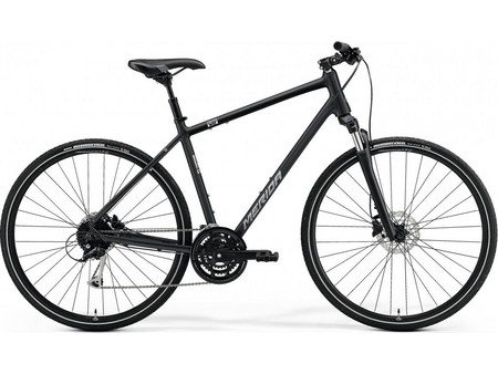 Merida Crossway 20 2022 Ποδήλατο Trekking 28" Αλουμινίου με 24 Ταχύτητες και Δισκόφρενα Μαύρο