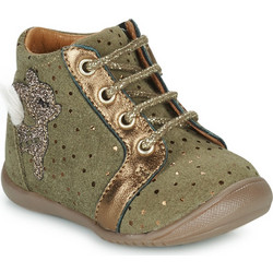 GBB Bichette Παιδικά Μποτάκια Πράσινα Suede με Φερμουάρ AG100-45