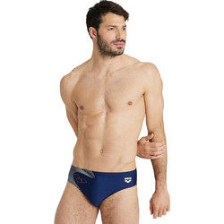 Arena Briefs Αθλητικό Ανδρικό Μαγιό Σλιπ Μπλε 005328-700