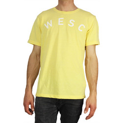 Wesc ανδρικό t-shirt Sixtus pale banana 161we-00255-ye