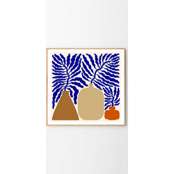 Πόστερ, Put Me In A Vase, Linnea Andersson, (100x100)cm, Μπλε/Καφέ , Sustainable Paper, THE POSTER CLUB