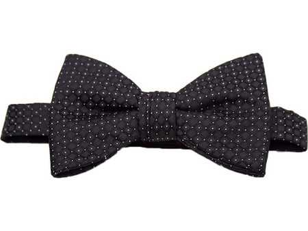 HUGO MEN BOW TIE DRESSY BLACK
