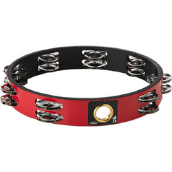 Remo TA-6110-52 Quadura Headless Tambourine - Deep Red, 10''