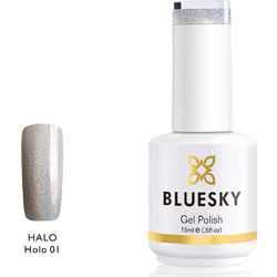 Bluesky Color UV Gel HOLO Ημιμόνιμο Βερνίκι Νυχιών 15ml