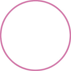 Amila Χούλα-Χουπ HQ 70cm - Φ19mm - 280gr. Ροζ - 98808