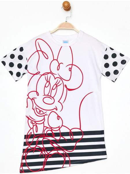 Disney φόρεμα ασύμμετρο παιδικό Minnie Mouse MN19500
