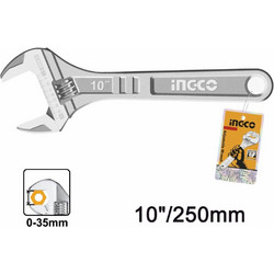 Γαλλικό Κλειδί Ingco HADW131102 - 10" / 250mm - Άνοιγμα Σιαγώνων 0-30mm HADW131102