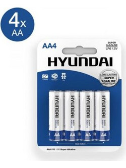 Hyundai Super Alkaline AA 4τμχ