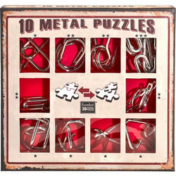 Παζλ Γριφος 10 Metal Puzzles Red Set (10-R) Κόκκινο