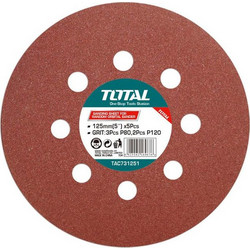 TOTAL TAC731251 Σετ Γυαλόχαρτα 125mm 5τμχ