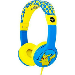 OTL Pokemon Pikachu Ενσύρματα Παιδικά Ακουστικά On Ear Μπλε