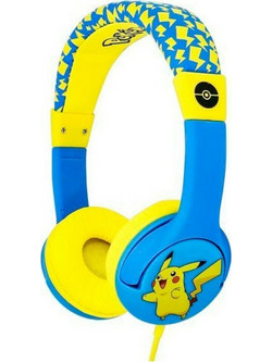 OTL Pokemon Pikachu Ενσύρματα Παιδικά Ακουστικά On Ear Μπλε