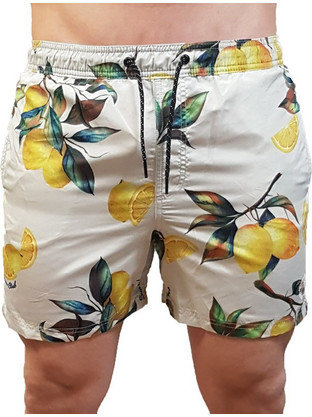 Jack & Jones Ανδρικό Μαγιό Σορτς Floral Εκρού 12205765