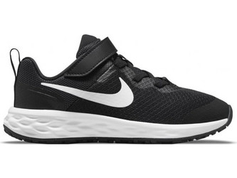 Nike Revolution 6 Παιδικά Αθλητικά Παπούτσια για Τρέξιμο Μαύρα DD1095-003