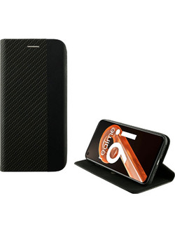 Idol 1991 Elite Anti-RFID Book Stand Θήκη Black (Realme 9i)