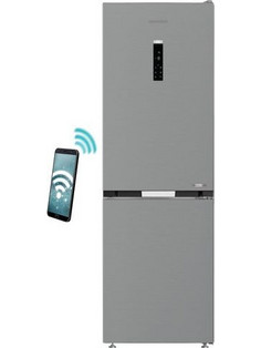 Grundig GKPN66840 Ψυγειοκαταψύκτης 316lt Υ186.5xΠ59.5xΒ66.3cm Inox