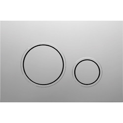Wisa F099-101 Circle Σατινέ Πλακέτα Χειρισμού Για Καζανάκι Εντοιχισμού