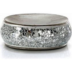 Gedy Myosotis MY11 Σαπουνοθήκη Mπάνιου Κεραμική Silver
