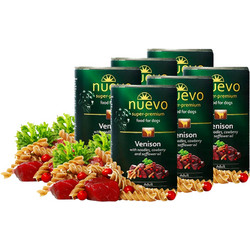 Nuevo Super Premium Adult Grain Free with Venison & Noodles 6x800gr
