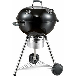 Bormann Elite BBQ1900 Μεταλλική Ψησταριά Κάρβουνου Στρογγυλή με Καπάκι και Ρόδες Επιφάνειας 57cm 042365