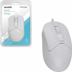 A4Tech FM12S Fstyler Ενσύρματο Ποντίκι White