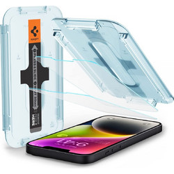 Spigen Glas.tR EZ Fit Tempered Glass 2-Pack (iPhone 14 / 13 / 13 Pro)