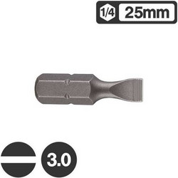 Force 1232503 - Μύτη Ίσια 1/4" 25mm - 3.0mm