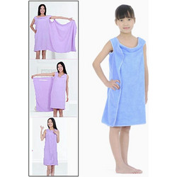 Magic Towel Bath Towel Clothes Beach Towel Dress for Children, Size: 130 x 60cm(Blue) (OEM)