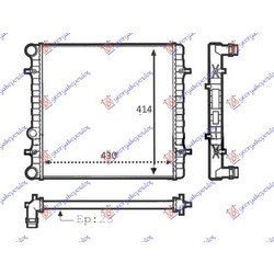 Ψυγείο Νερού VW GOLF 1998 - 2004 (Mk4 ) VALEO 059706305
