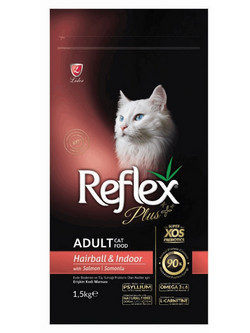 Lider Reflex Plus Adult Hairball & Indoor with Salmon 1.5kg