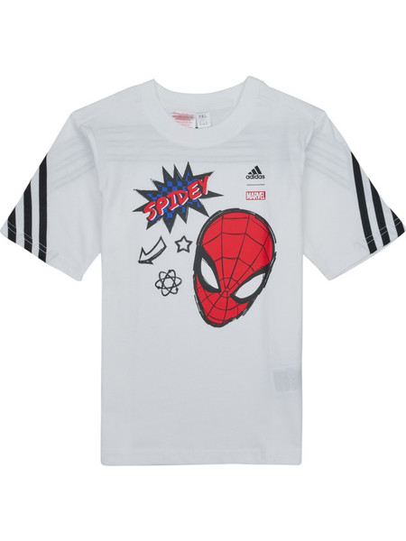 Adidas Marvel Spider-Man Παιδικό T-Shirt Κοντομάνικο Λευκό HR9501