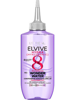 L'Oreal Paris Elvive Hydra Hyaluronic Wonder Water Conditioner για Όγκο & Επανόρθωση για Λεπτά & Ταλαιπωρημένα Μαλλιά 200ml