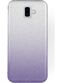 Forcell Shine Cover Hard Case Clear / Violet (Samsung Galaxy J6 Plus 2018)