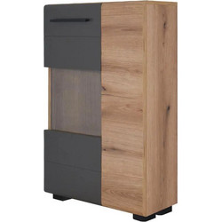ΒΙΤΡΙΝΑ ΑΠΟΧΡΩΣΗ ARTISAN - ΓΚΡΙ Πλάτος:65cm x Βάθος:32cm x Ύψος:103cm