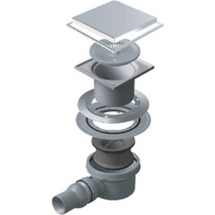 Pestan Karag Confluo Standard-1 Plate 2 in 1 Σιφόνι Δαπέδου 15 cm