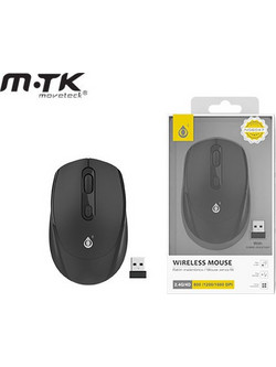 MTK NG6047 Ασύρματο Mini Ποντίκι Black