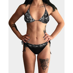Athlon Polygon Bikini Set Τριγωνάκι Ανθρακί 301-1237