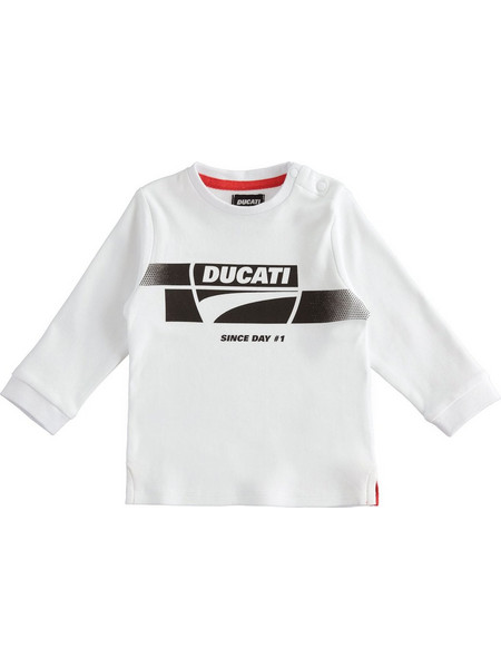 Ducati Μπλούζα Ls T-Shirt G5611-00-0113-561699 Λευκό Αγόρι